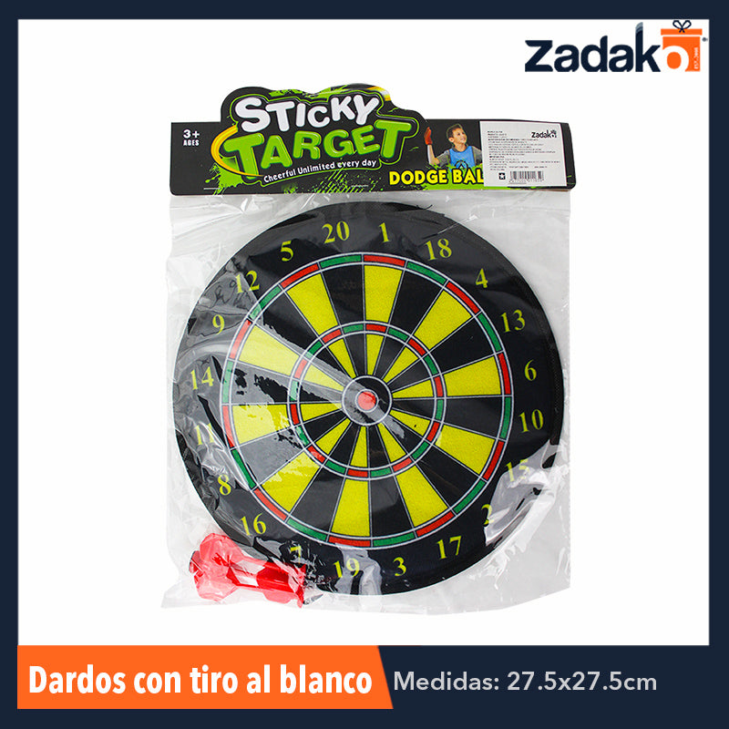 J-1165 JUEGO DE DARDOS CON TIRO AL BLANCO, CON 1 PZ O CAJA CON 240 PZS