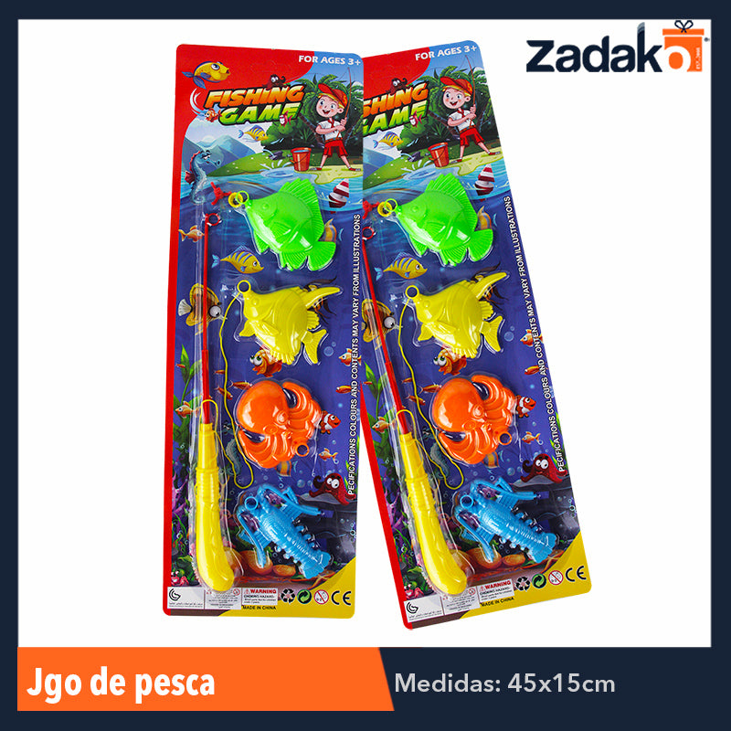 J-1173 JGO DE PESCA, CON 1 PZ O CAJA CON 312 PZS