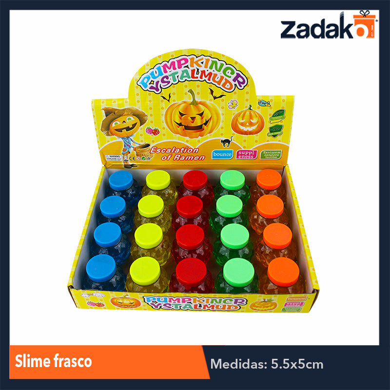 ZJ-1202 SLIME FRASCO CON 20 PIEZAS, O CAJA CON 24 PQTS