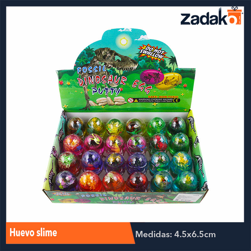 ZJ-1175 ZJ-1851 HUEVO SLIME CON 24 PIEZAS, O CAJA CON 12 PQTS
