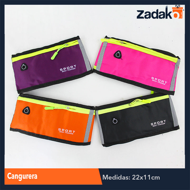 ZM-0029 CANGURERA, CON 1 PZ O CAJA CON 200 PZS