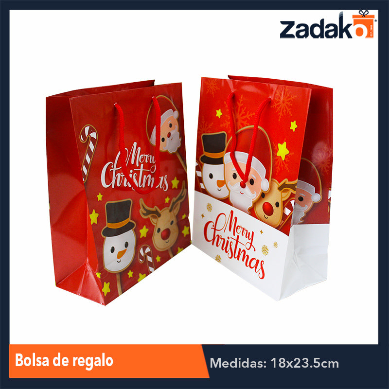 ZN-0126 BOLSA DE REGALO, CON 12 PZS, O CAJA CON 60 PQTS