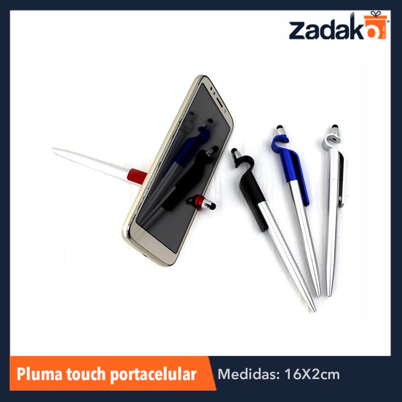 ZP-0549 PLUMA TOUCH PORTA CELULAR, CON 12 PZS, O CAJA CON 100 PQTS