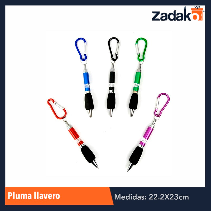 ZP-0805 PLUMA LLAVERO CON 12 PIEZAS, O CAJA CON 100 PQTS
