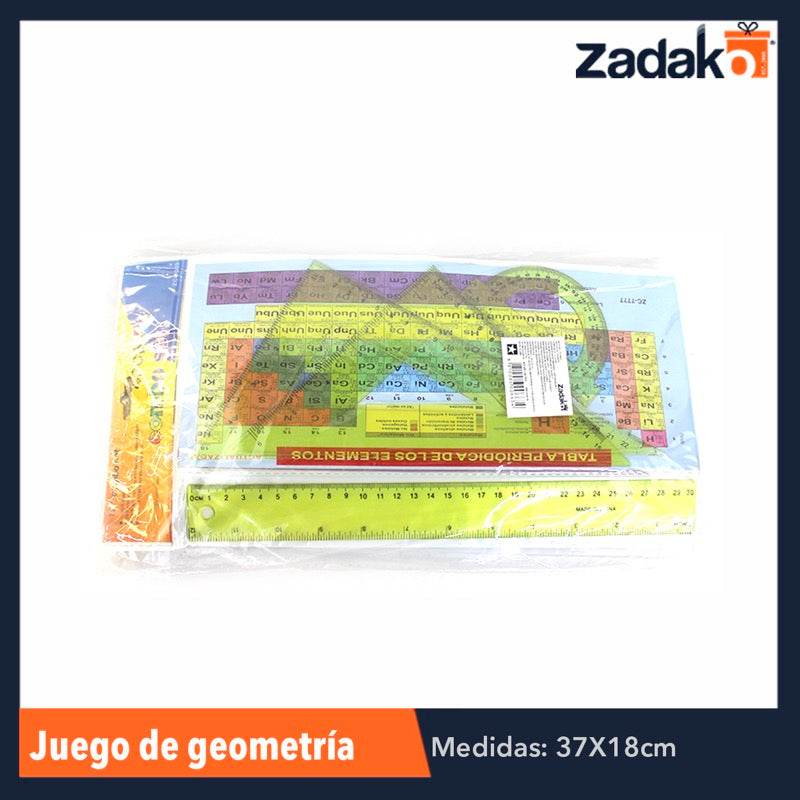 ZP-0663 C-283-113 JGO GEOMETRIA, CON 1 PZ O CAJA CON 288 PZS