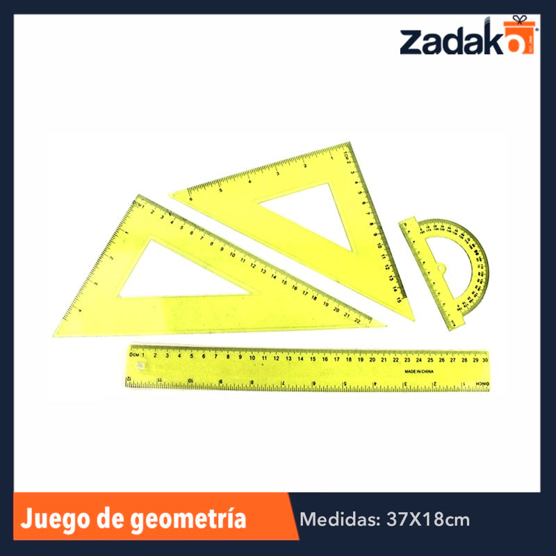 ZP-0663 C-283-113 JGO GEOMETRIA, CON 1 PZ O CAJA CON 288 PZS