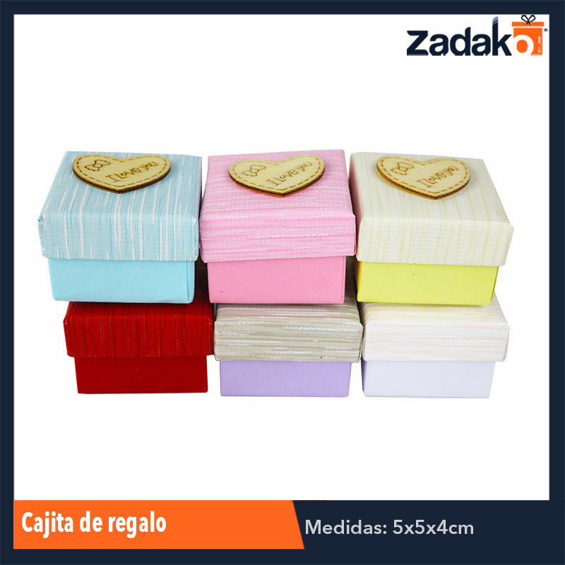 ZR-0007 CAJITA DE REGALO PAQUETE CON 24 PIEZAS, CAJA CON 80 PAQUETES