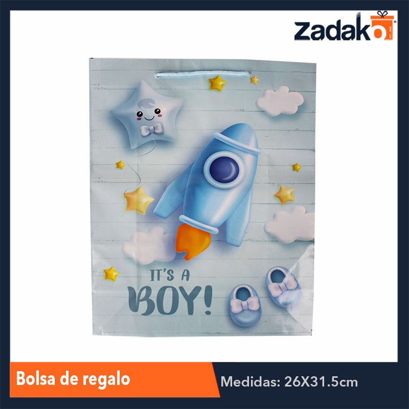 ZR-0016 BOLSA DE REGALO, CON 12 PZS, O CAJA CON 40 PQTS