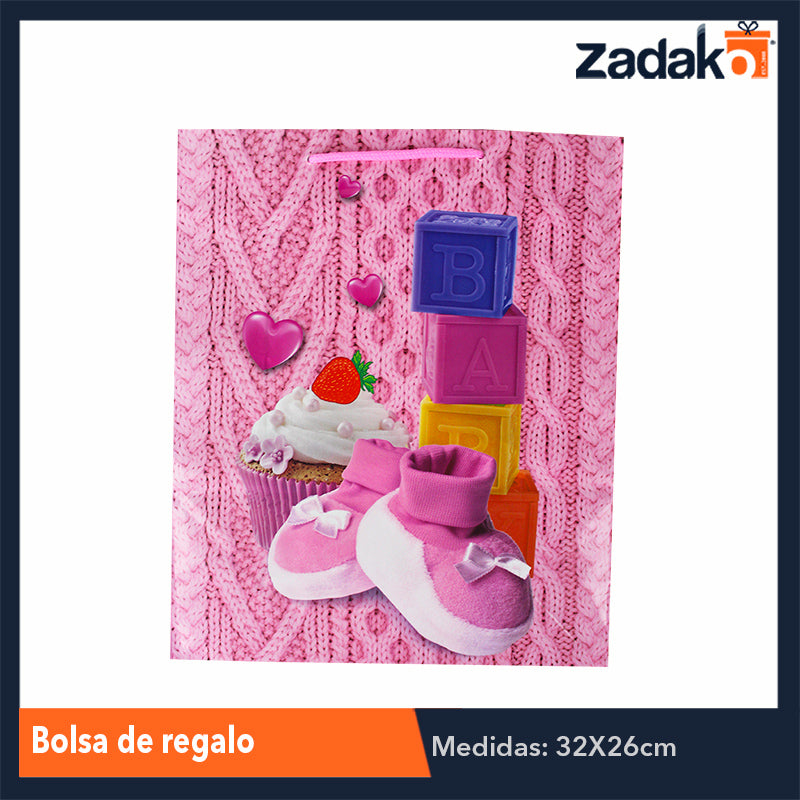 ZR-0018 BOLSA DE REGALO, CON 12 PZS, O CAJA CON 40 PQTS