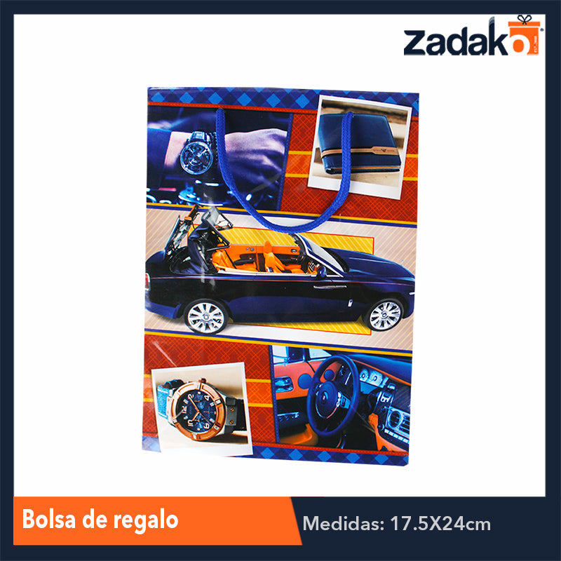 ZR-0021 BOLSA DE REGALO, CON 12 PZS, O CAJA CON 50 PQTS