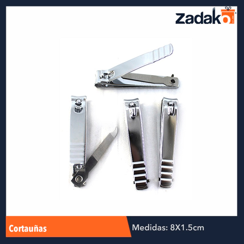ZH-0004 CORTAUÑAS, CON 12 PIEZAS, O CAJA CON 50 PQTS