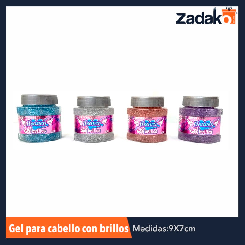 N-GPM-3297 GEL CON DESTELLOS, CON 1 PZ O CAJA CON 40 PZS