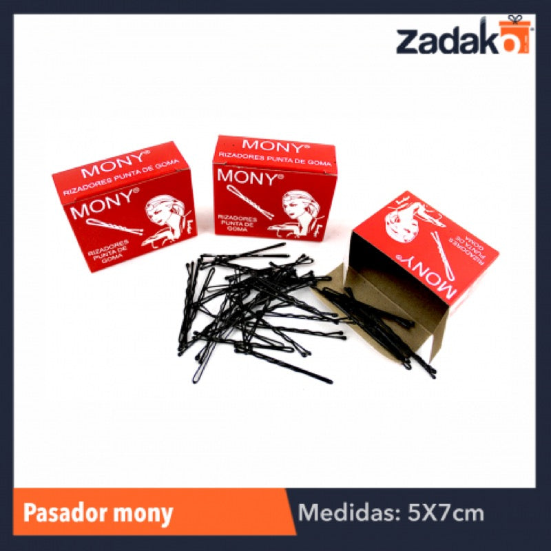 N-GPM-3888 PASADOR MONY, CON 12 PIEZAS, O CAJA CON 40 PQTS