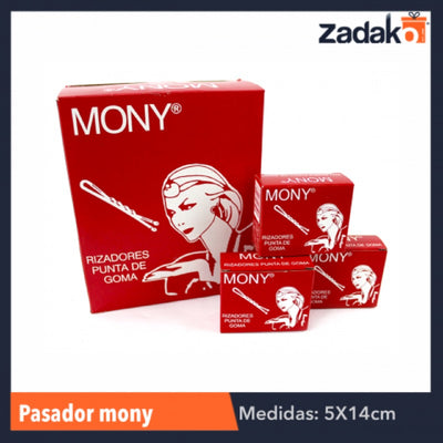PASADOR MONY, CON 12 PIEZAS, O CAJA CON 40 PQTS