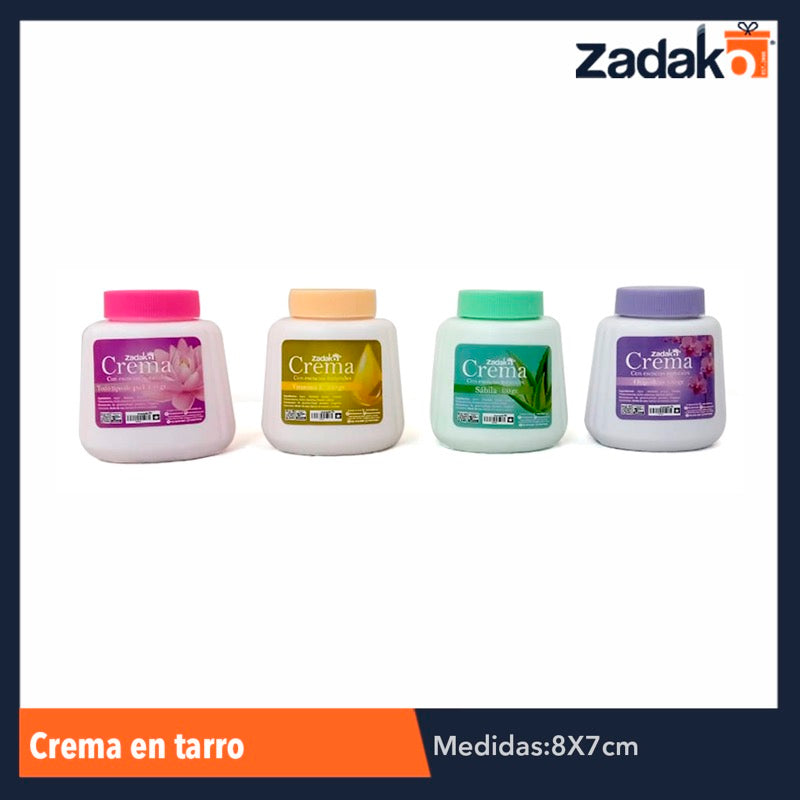 N-GPM-2591 CREMA TARRO DONATELLA 150 GR (4 COLORES), CON 1 PZ O CAJA CON 100 PZS