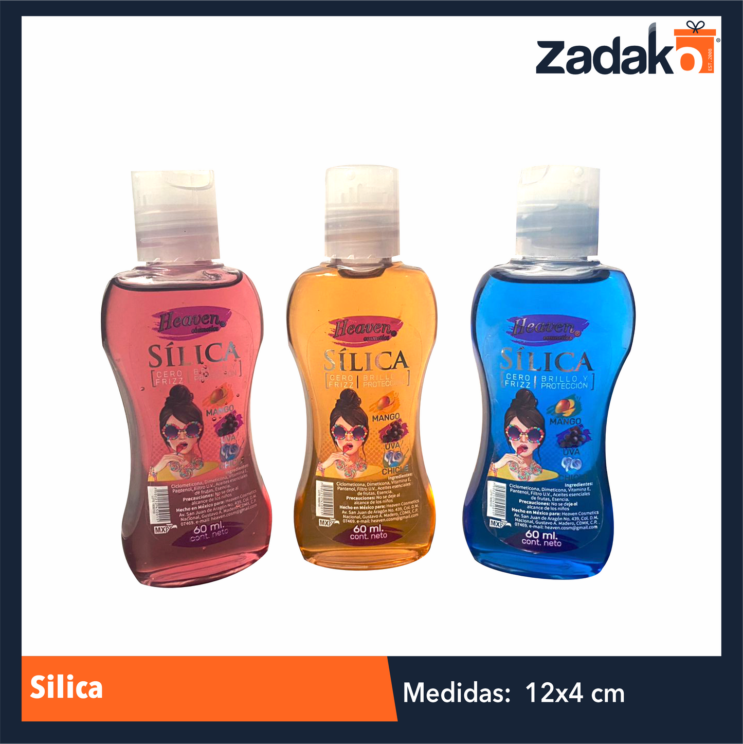 SILICA 60 ML CON 1 PZ O CAJA CON 30 PZS