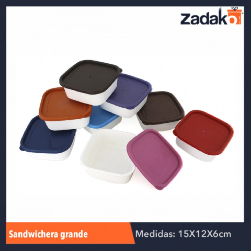 1802 SANDWICHERA GDE 750 MLS, CON 1 PZ O CAJA CON 100 PZS