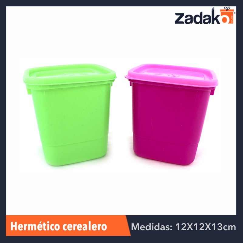 807 HERMETICO CEREALERO 1,250 ML, CON 1 PZ O CAJA CON 100 PZS