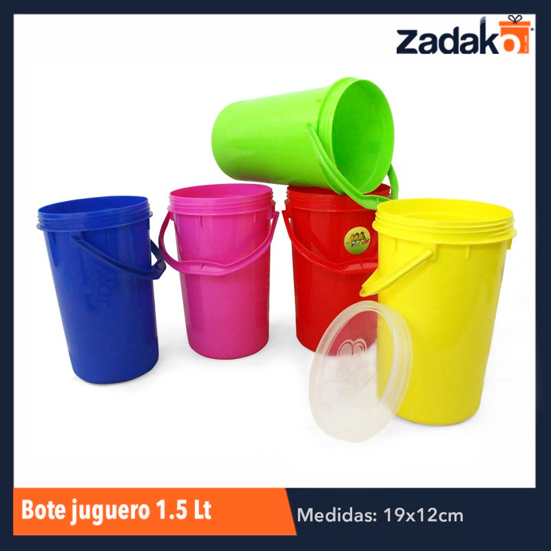 N-GPM-3135 BOTE JUGUERO 1.5LT, CON 1 PZ O CAJA CON 50 PZS