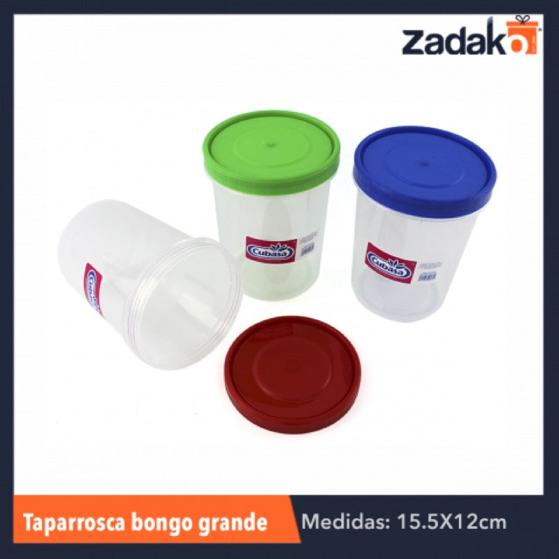 N-GPM-4325 TAPARROSCA BONGO GRANDE 1.27LT, CON 1 PZ O CAJA CON 20 PZS