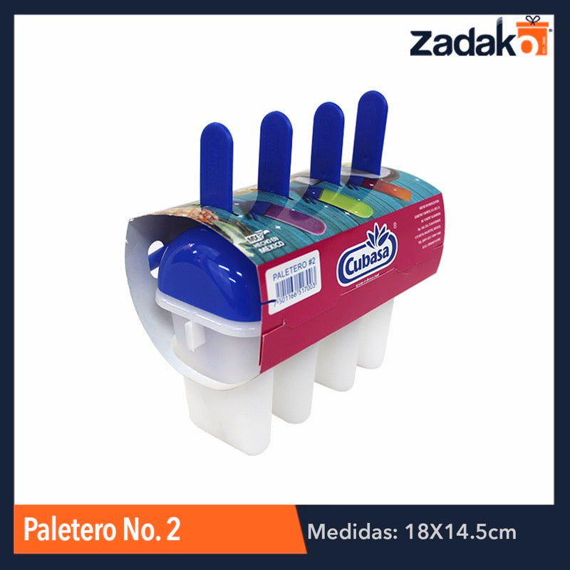 N-GPM-4859 JUEGO DE 4 PIEZAS DE PALETERO No. 2, CON 1 PZ O CAJA CON 18 PZS