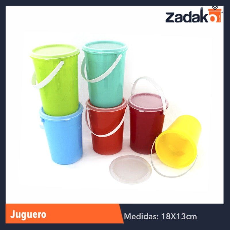 JUGUERO CHICO C/TAPA CAP.1.5LT, CON 1 PZ O CAJA CON 25 PZS