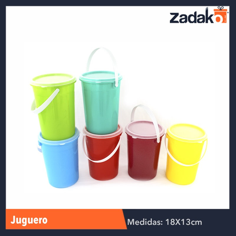 JUGUERO CHICO C/TAPA CAP.1.5LT, CON 1 PZ O CAJA CON 25 PZS