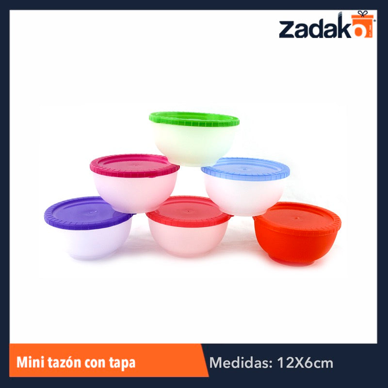 N-GPM-4008 MINI TAZÓN CON TAPA, CON 1 PZ O CAJA CON 48 PZS