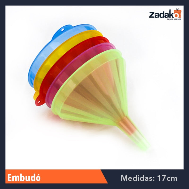 EG EMBUDO GRANDE, CON 1 PZ O CAJA CON 50 PZS