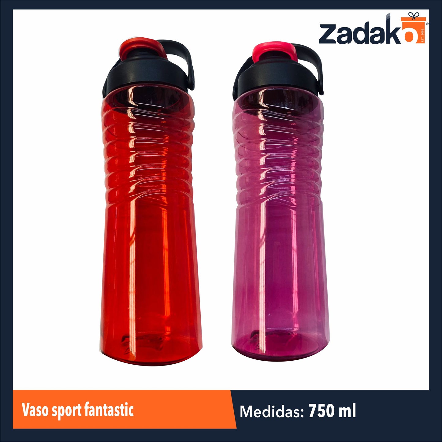 N-GPM-3858 VASO SPORT FANTASTIC 750 ML, CON 1 PZ O CAJA CON 120 PZS