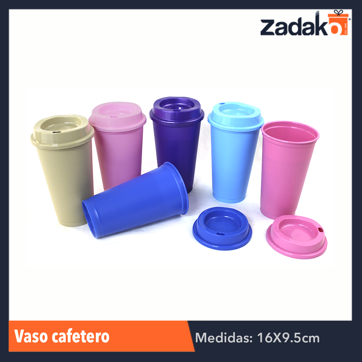 VASO CAFETERO, CON 1 PZ O CAJA CON 200 PZS