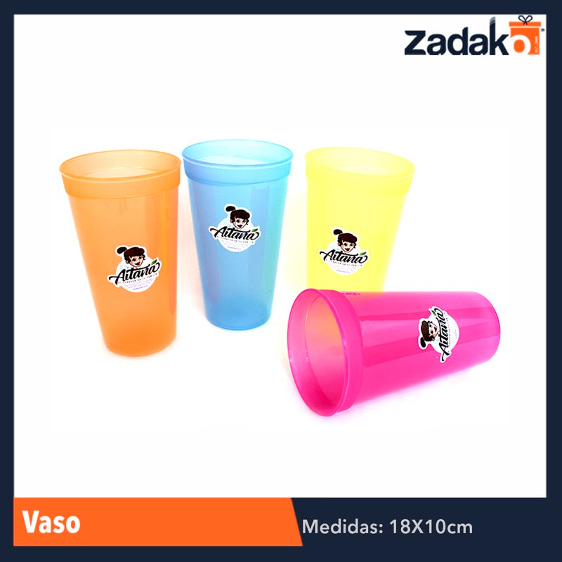 AIT-012 VASO BLOOM 1LT, CON 1 PZ O CAJA CON 36 PZS