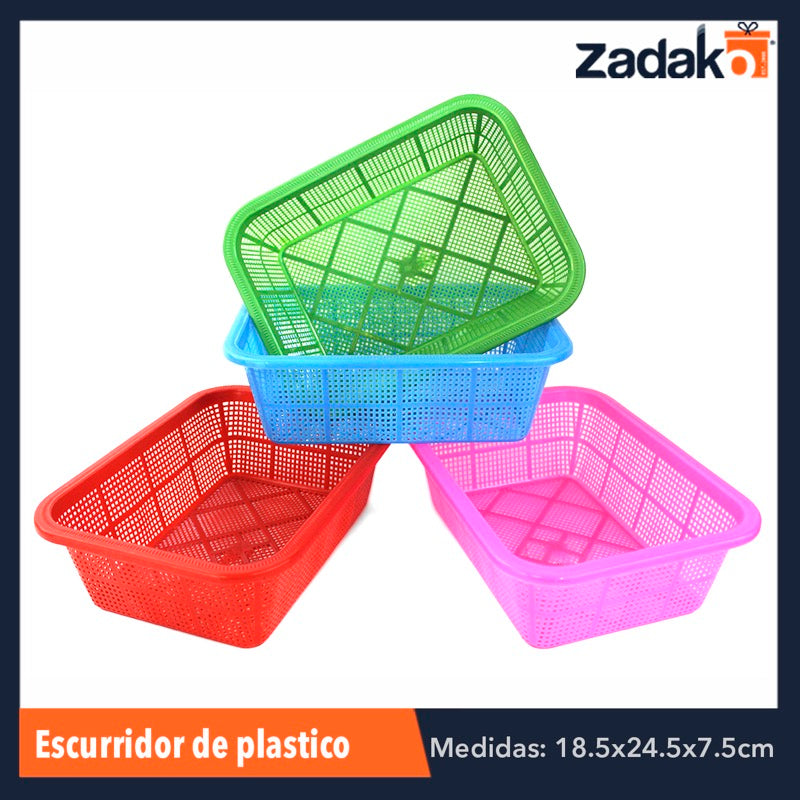 AK-2551 ESCURRIDOR PLASTICO, CON 1 PZ O CAJA CON 300 PZS
