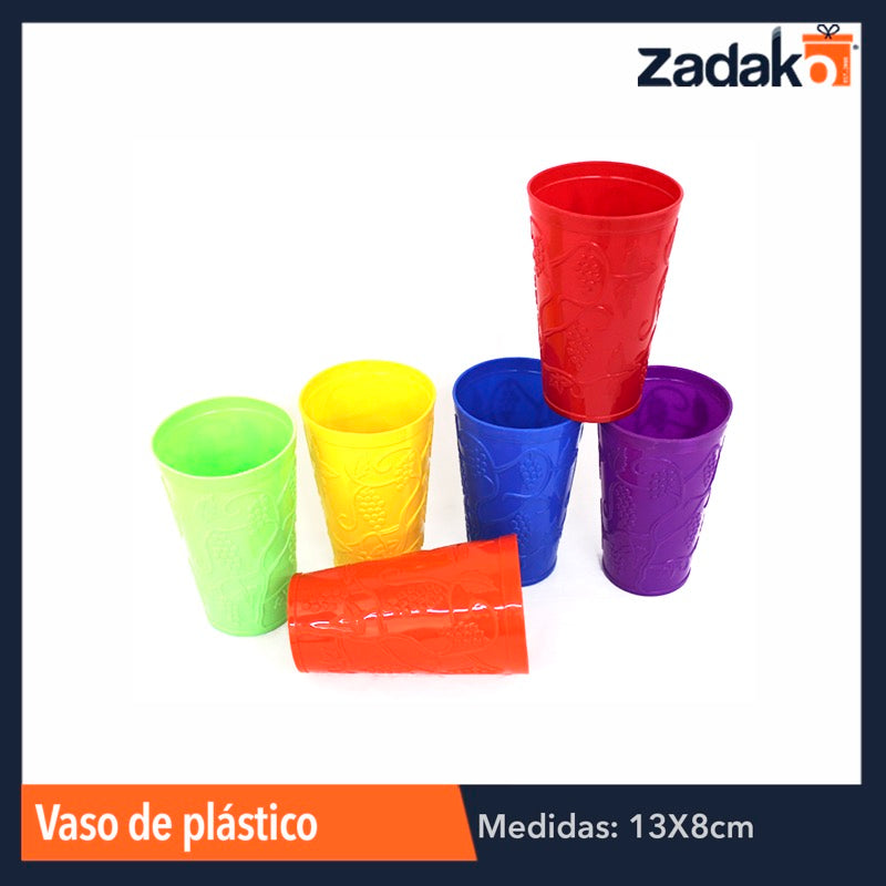 AL-0005A VASO DE PLASTICO, CON 1 PZ O CAJA CON 360 PZS