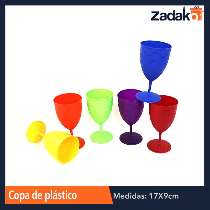 AL-0051 COPA DE PLASTICO, CON 1 PZ O CAJA CON 56 PZS