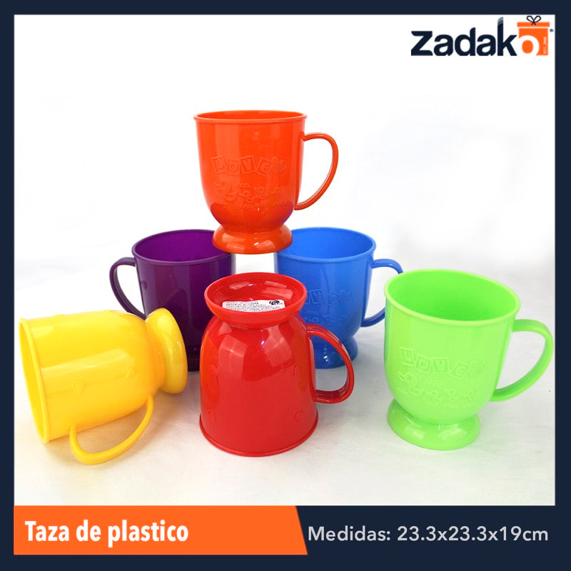 AL-0226B TAZA DE PLASTICO, CON 1 PZ O CAJA CON 90 PZS
