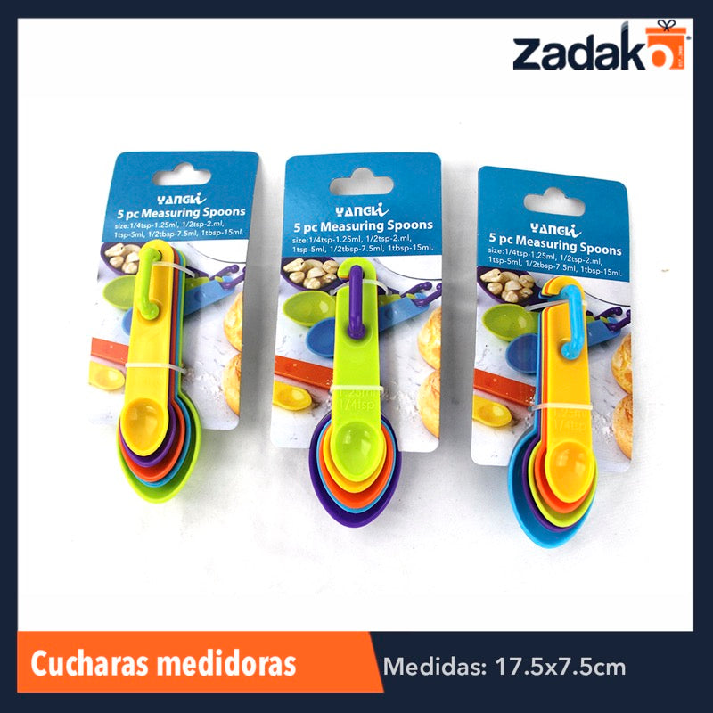 AZ-2505 CUCHARAS MEDIDORAS DE PLASTICO, CON 1 PZ O CAJA CON 288 PZS
