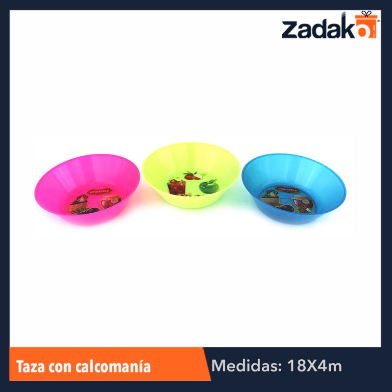 HP006 TAZON CON CALCOMANIA, CON 1 PZ O CAJA CON 200 PZS