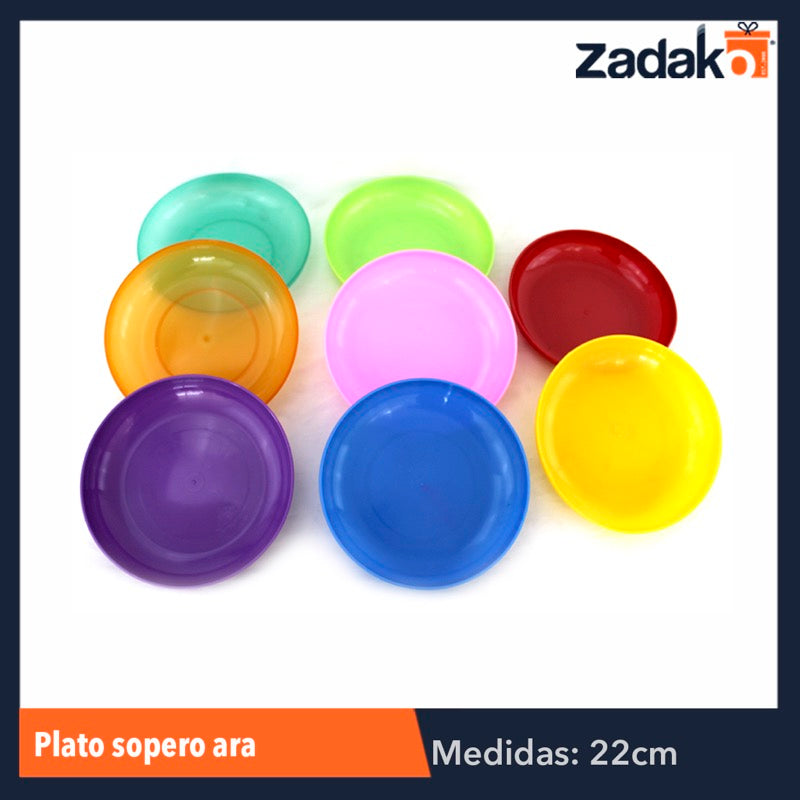 HP010 PLATO SOPERO ARA, CON 1 PZ O CAJA CON 100 PZS