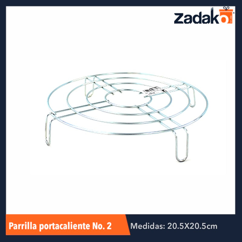N-GPM-3902 PARRILLA PORTACALIENTE NO.2, CON 1 PZ O CAJA CON 50 PZS