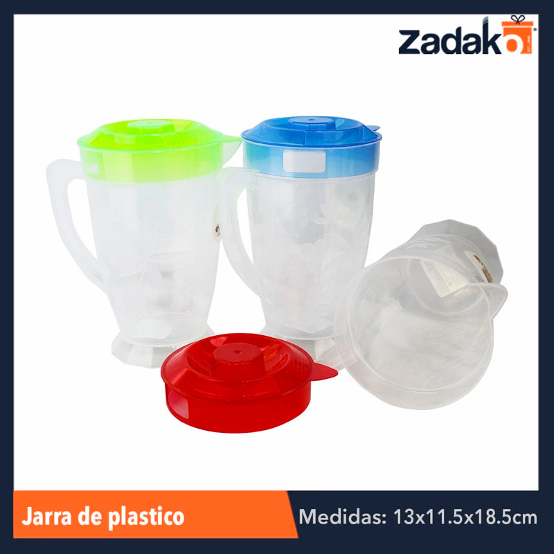 AL-0901-1 JARRA DE PLASTICO 1LT , CON 1 PZ O CAJA CON 36 PZS