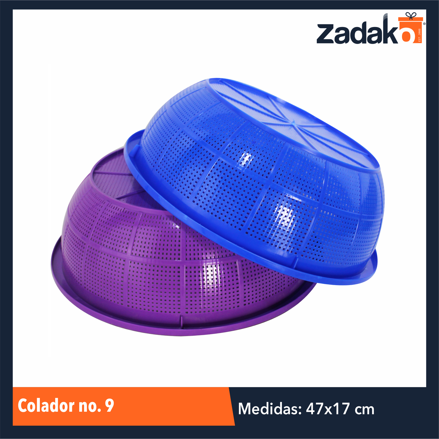 N-GPM-4945 COLADOR No. 9, CON 1 PZ O CAJA CON 25 PZS