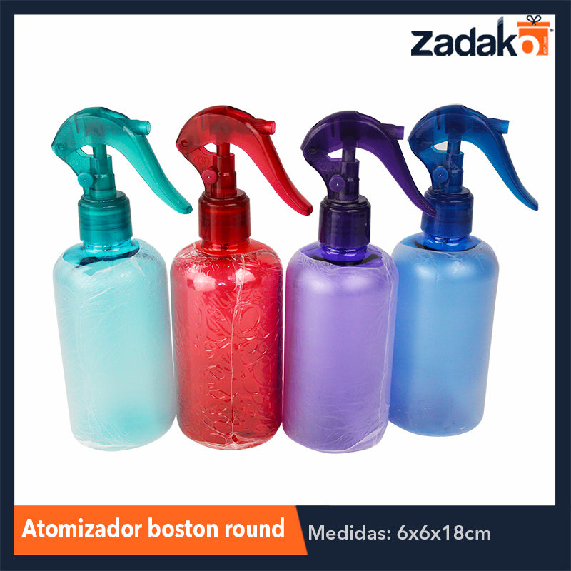 ATOMIZADOR BOSTON ROUND CON 1 PZA O CAJA CON 168 PZS.