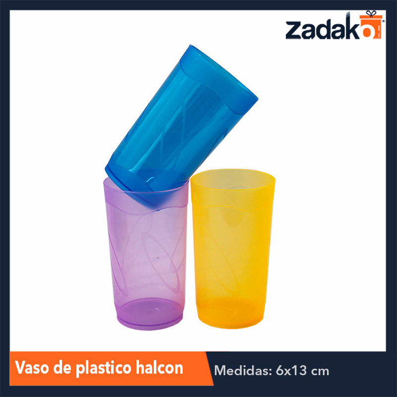 N-GPM-3385 VASO DE PLASTICO 5 PZ HALCON CON 1 PZ O BULTO CON 18 PAQ.