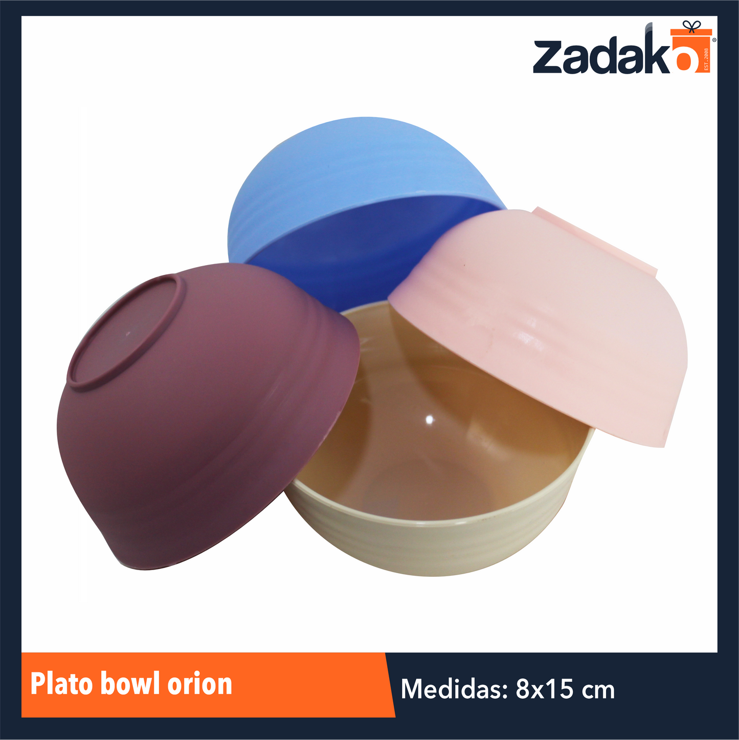 PLATO BOWL ORION CON 1 PZ O CAJA CON 200 PZS