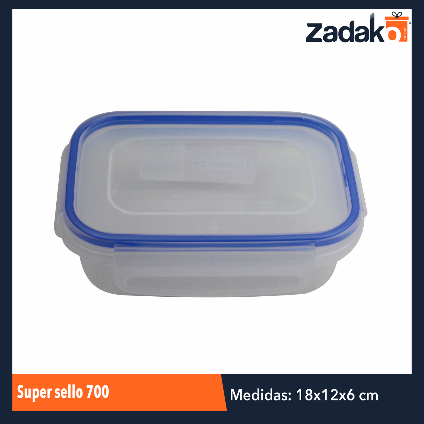 N-GPM-5068 SUPER SELLO RECTANGULAR 700 CON 1 PZ O CAJA CON 18 PZS