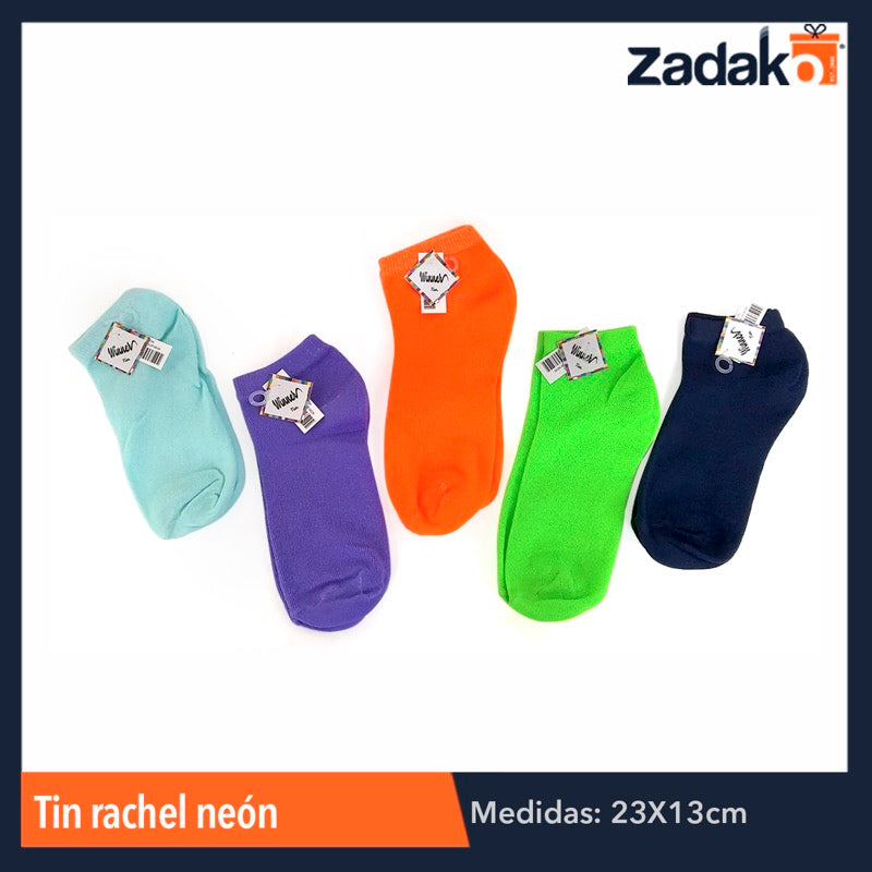 CALCETIN RACHEL, CON 12 PZS, O CAJA CON 25 PQTS