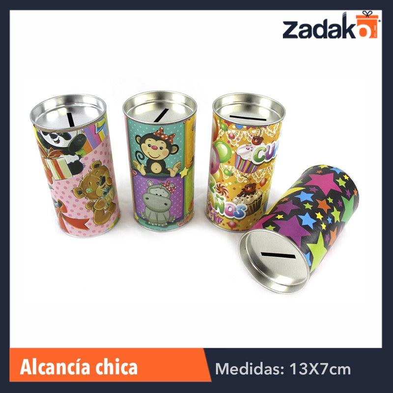 ALCANCIA CHICA,PAQUETE CON 10 PZS, O CAJA CON 25 PQTS