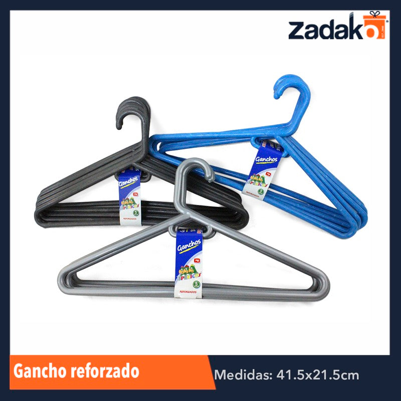 N-GPM-3832 GANCHO REFORZADO, CON 5 PZS, O CAJA CON 24 PQTS
