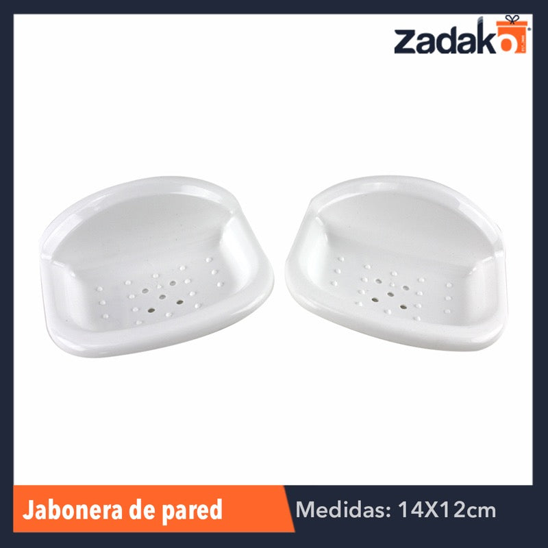 JABONERA DE PARED, CON 1 PZ O CAJA CON 100 PZS